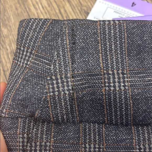 Dalia Gray Plaid Pants - Picture 3 of 9